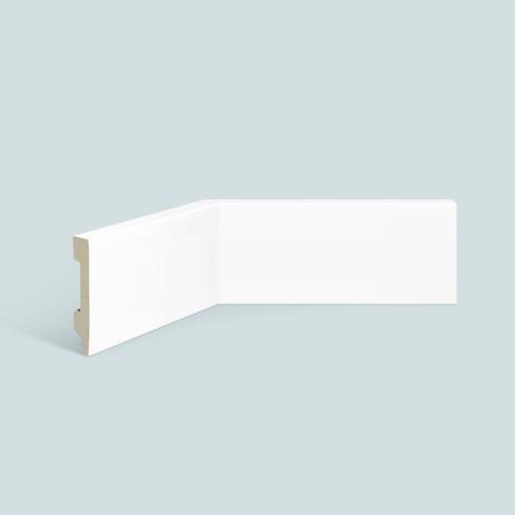 Rodapé de Poliestireno Espaço Branco 100mm x 15mm x 2200mm Menor preço em Rodapé de Poliestireno Espaço Branco 100mm x 15mm x 2200mm