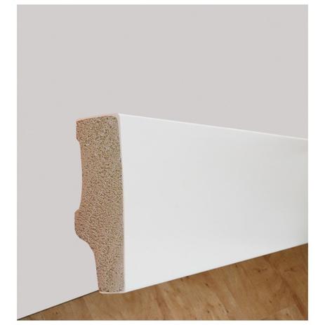 Rodapé de Poliestireno Espaço Branco 70mm x 18mm x 2200mm Menor preço em Rodapé de Poliestireno Espaço Branco 70mm x 18mm x 2200mm