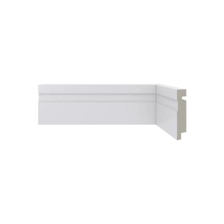 Rodapé em Poliestireno Moderna 456 Branco 7x240cm - Santa Luzia Menor preço em Rodapé em Poliestireno Moderna 456 Branco 7x240cm - Santa Luzia