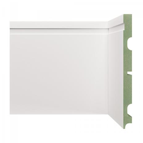 Rodapé MDF 2002 Moldufama 15mmx20cm Metro Linear Branco Menor preço em Rodapé MDF 2002 Moldufama 15mmx20cm Metro Linear Branco