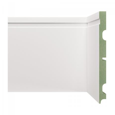 Rodapé MDF 2002 Resistente a Umidade Moldufama 15mmx20cm Metro Linear Branco Menor preço em Rodapé MDF 2002 Resistente a Umidade Moldufama 15mmx20cm Metro Linear Branco