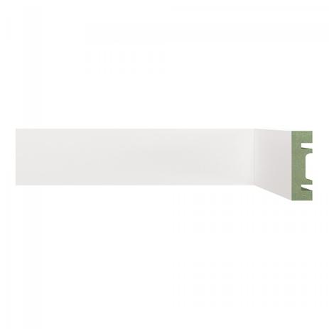 Rodapé MDF 501 Resistente a Umidade Moldufama 15mmx5cm Metro Linear Branco Menor preço em Rodapé MDF 501 Resistente a Umidade Moldufama 15mmx5cm Metro Linear Branco