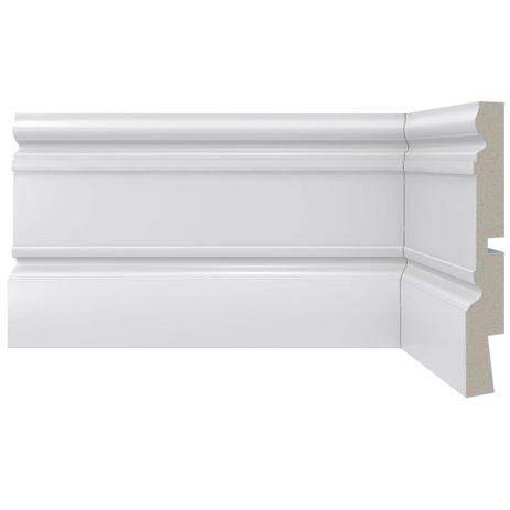 Rodapé Santa Luzia Clássica 01 20mmx12,3cm Metro Linear Branco Menor preço em Rodapé Santa Luzia Clássica 01 20mmx12,3cm Metro Linear Branco