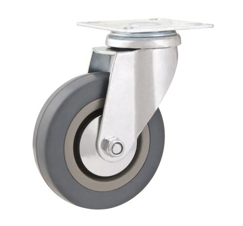 Rodizio giratório 3” média 45kg núcleo pvc borracha cinza rg503 - Vonder Menor preço em Rodizio giratório 3” média 45kg núcleo pvc borracha cinza rg503 - Vonder