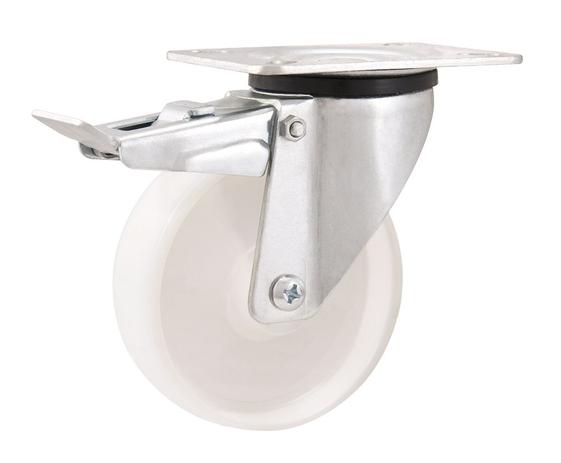 Rodizio giratório com freio 3” média 80kg nylon gf603 - Vonder Menor preço em Rodizio giratório com freio 3” média 80kg nylon gf603 - Vonder