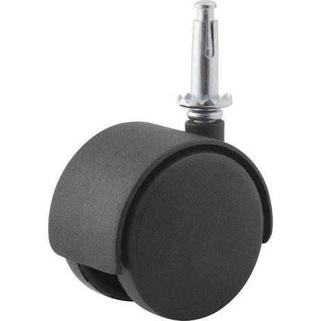 Rodizio giratório duplo 40mm 20kg nylon pino cone 8x38mm rc938 - Vonder Menor preço em Rodizio giratório duplo 40mm 20kg nylon pino cone 8x38mm rc938 - Vonder