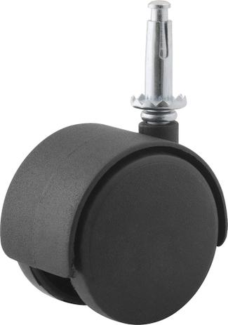 Rodizio giratório duplo 60mm 30kg nylon pino cone 8x38mm rc952 - Vonder Menor preço em Rodizio giratório duplo 60mm 30kg nylon pino cone 8x38mm rc952 - Vonder