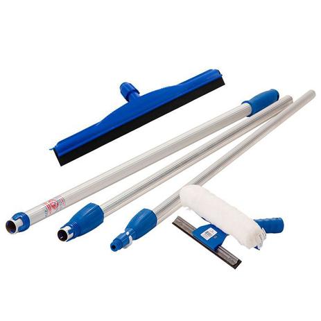 Rodo Extensor Telescópico 3,10 Mts e Rodo Borracha Dupla 35 cm - Vendasshop utensilios de limpeza Menor preço em Rodo Extensor Telescópico 3,10 Mts e Rodo Borracha Dupla 35 cm - Vendasshop utensilios de limpeza