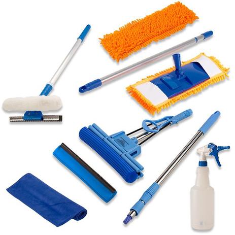 Rodo Mág 33cm Tira Pó 1 refil Limpa Vidro Borrifador Toalha - Vendasshop utensilios de limpeza é boa?