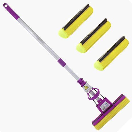 Rodo Mágico Absorvente 27 Cm C/ 3 Refil Extra Grátis - Vendasshop utensilios de limpeza Menor preço em Rodo Mágico Absorvente 27 Cm C/ 3 Refil Extra Grátis - Vendasshop utensilios de limpeza