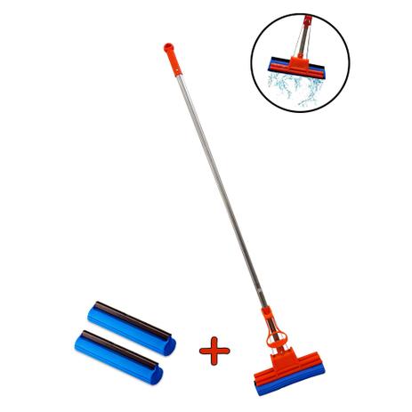 Rodo Mágico Absorvente 27 Cm Com 2 Refis - VendasShop Utensilios de Limpeza Menor preço em Rodo Mágico Absorvente 27 Cm Com 2 Refis - VendasShop Utensilios de Limpeza