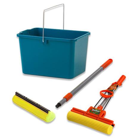 Rodo Mágico Brilhus c/ 1 refil e Balde Retangular - Vendasshop utensilios de limpeza Menor preço em Rodo Mágico Brilhus c/ 1 refil e Balde Retangular - Vendasshop utensilios de limpeza
