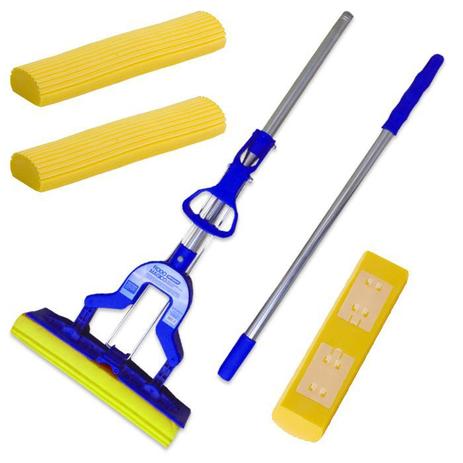 Rodo Mágico Dobrável C/ 3 Refil Seca Limpa Bompack - Vendasshop utensilios de limpeza Menor preço em Rodo Mágico Dobrável C/ 3 Refil Seca Limpa Bompack - Vendasshop utensilios de limpeza