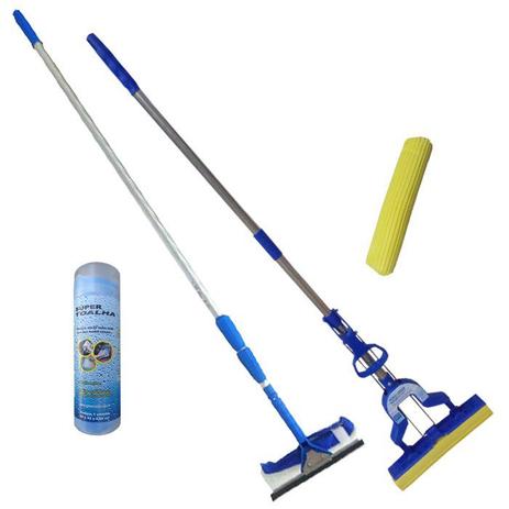 Rodo Mágico Dobrável com 1 Refil Extra + Super Toalha + Rodo Extensor 3,10 Mts Limpeza Vidros - Vendasshop utensilios de limpeza Menor preço em Rodo Mágico Dobrável com 1 Refil Extra + Super Toalha + Rodo Extensor 3,10 Mts Limpeza Vidros - Vendasshop utensilios de limpeza