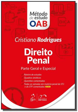Menor preço em Rodrigues-serie metodo de estudo oab-direito penal - Editora metodo