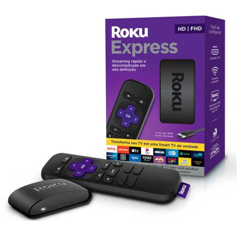 Roku Express 3930 Padrão Full Hd 32mb 512mb - Preto Menor preço em Roku Express 3930 Padrão Full Hd 32mb 512mb - Preto