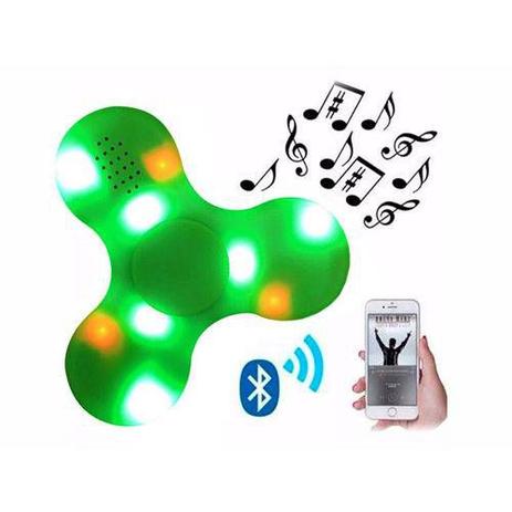 Rolamento Anti Estresse Fidget Hand Spinner Abec15 Com Leds Som Bluetooth Verde Menor preço em Rolamento Anti Estresse Fidget Hand Spinner Abec15 Com Leds Som Bluetooth Verde