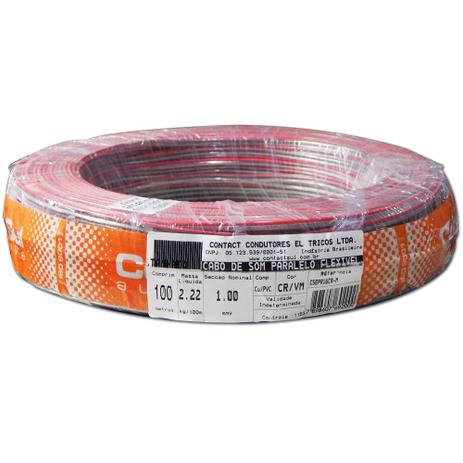 Rolo 100m Fio Paralelo Náutico Contactsul 2x1,00mm Estanhado - Contact Sul Menor preço em Rolo 100m Fio Paralelo Náutico Contactsul 2x1,00mm Estanhado - Contact Sul
