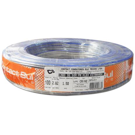 Rolo 100m Fio Paralelo Náutico Contactsul 2x1,50mm Estanhado - Contact sul Menor preço em Rolo 100m Fio Paralelo Náutico Contactsul 2x1,50mm Estanhado - Contact sul