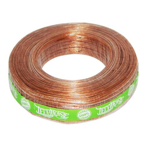Rolo 100m Fio Paralelo Technoise Puro Cobre 2x1,00mm / 2x1.0 Menor preço em Rolo 100m Fio Paralelo Technoise Puro Cobre 2x1,00mm / 2x1.0