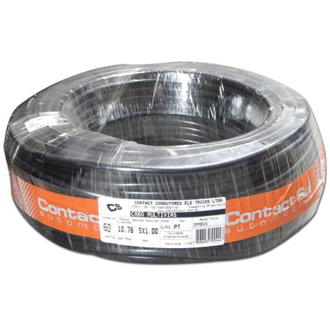 Rolo 50m Cabo Pp Contact 5x1,00mm / 5x1 Mm - Fio 100 Cobre - Contact sul Menor preço em Rolo 50m Cabo Pp Contact 5x1,00mm / 5x1 Mm - Fio 100 Cobre - Contact sul