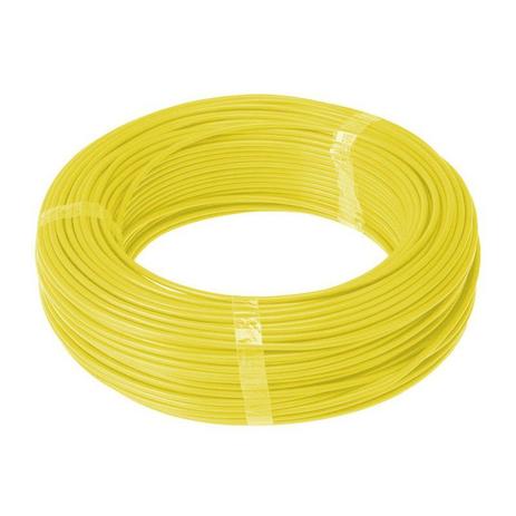 Rolo C/ 100 Metros Fio Cabo Flexível 2,5mm X 750v Amarelo - tekfio Menor preço em Rolo C/ 100 Metros Fio Cabo Flexível 2,5mm X 750v Amarelo - tekfio