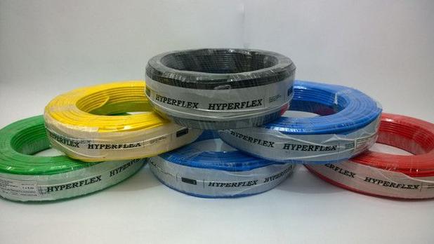 Rolo com 50 Metros de Fio Cabo Flexível 1 X 6 mm Diversas Cores - Hyperflex Menor preço em Rolo com 50 Metros de Fio Cabo Flexível 1 X 6 mm Diversas Cores - Hyperflex