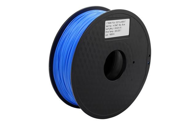 Rolo de Filamento PLA 1.75mm Para Impressora 3D Cor Azul Ceu - Anycubic Menor preço em Rolo de Filamento PLA 1.75mm Para Impressora 3D Cor Azul Ceu - Anycubic