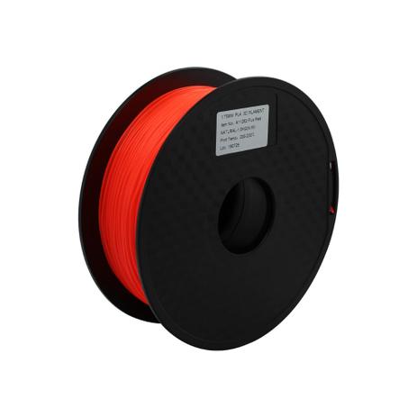 Rolo de Filamento PLA 1.75mm Para Impressora 3D Cor Vermelho Fluorescente - Anycubic Menor preço em Rolo de Filamento PLA 1.75mm Para Impressora 3D Cor Vermelho Fluorescente - Anycubic