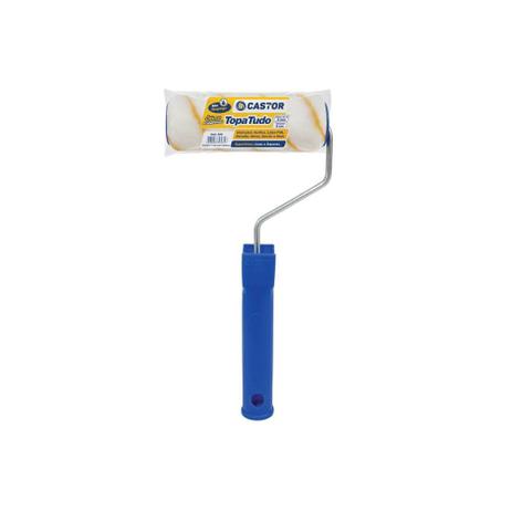 Rolo de Lã Poliéster Topa Tudinho Não Respinga 9cm com Cabo Azul E Branco - Castor Menor preço em Rolo de Lã Poliéster Topa Tudinho Não Respinga 9cm com Cabo Azul E Branco - Castor