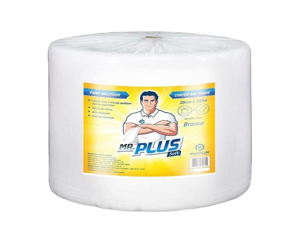 Rolo De Pano Tipo Perfex 20x300m Mr. Plus Branco Slim é boa?