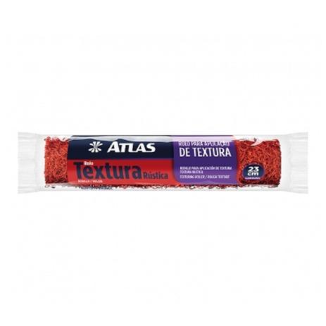 Rolo de textura rustica espuma 23cm - atlas Menor preço em Rolo de textura rustica espuma 23cm - atlas