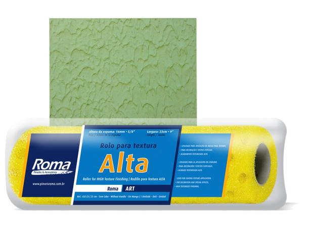 Rolo Espuma Textura 23cm Roma Menor preço em Rolo Espuma Textura 23cm Roma