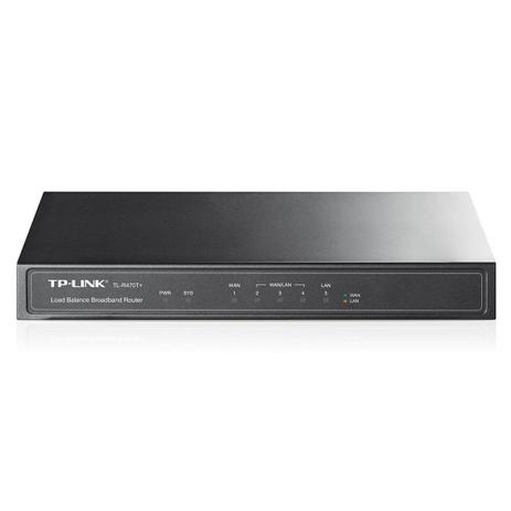 Roteador Broadband TP-LINK TL-R470T+ Load Balance 1 Porta WAN e 1 Porta LAN - Tp-link smb Menor preço em Roteador Broadband TP-LINK TL-R470T+ Load Balance 1 Porta WAN e 1 Porta LAN - Tp-link smb