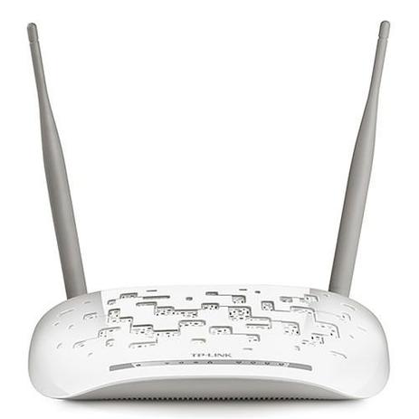 Roteador c/modem adsl2+ wireless 300mbps tp-link td-w8961n c/2-antenas Menor preço em Roteador c/modem adsl2+ wireless 300mbps tp-link td-w8961n c/2-antenas