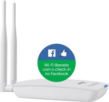Roteador Intelbras Hotspot 300 Wifi Com Check-in Facebook Ap Menor preço em Roteador Intelbras Hotspot 300 Wifi Com Check-in Facebook Ap