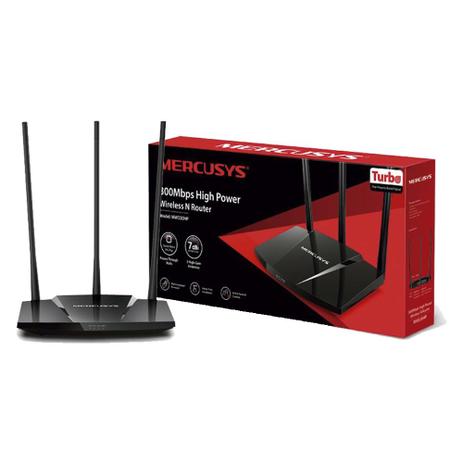 Roteador Mercusys High Power MW330HP 300mbps 3 Antenas 7 dBi 1000mW Turbo Boost - MW330HP Menor preço em Roteador Mercusys High Power MW330HP 300mbps 3 Antenas 7 dBi 1000mW Turbo Boost - MW330HP