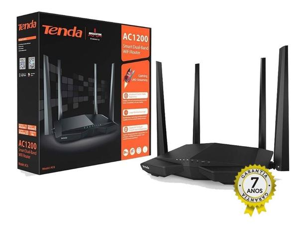Roteador Tenda Gamer Wireles ac1200 AC6 é boa?