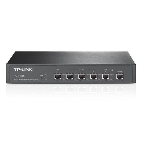 Roteador TP-Link TL-R470T+, Banda Larga com Balanceamento de Carga - Preto Menor preço em Roteador TP-Link TL-R470T+, Banda Larga com Balanceamento de Carga - Preto