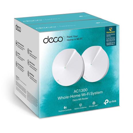 Roteador TP-link Wireless, AC1300, Cx 2 Unidades - Deco M5 - TP LINK Menor preço em Roteador TP-link Wireless, AC1300, Cx 2 Unidades - Deco M5 - TP LINK