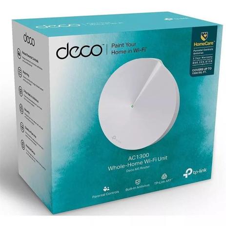 Roteador TP-Link Wireless (Sistema Mesh) AC1300 - DECO M5 - TP LINK Menor preço em Roteador TP-Link Wireless (Sistema Mesh) AC1300 - DECO M5 - TP LINK