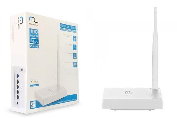 Roteador Wireless 150mbps 1 Antena Fixa - Multilaser Menor preço em Roteador Wireless 150mbps 1 Antena Fixa - Multilaser