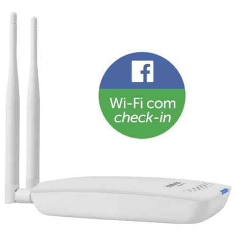 Roteador wireless com check-in no facebook hotspot300 intelbras é boa?