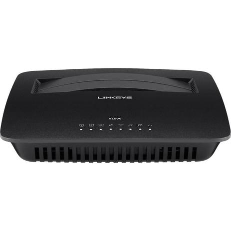 Roteador Wireless Linksys N e Modem ADSL2 X1000-Br 300Mbps Menor preço em Roteador Wireless Linksys N e Modem ADSL2 X1000-Br 300Mbps