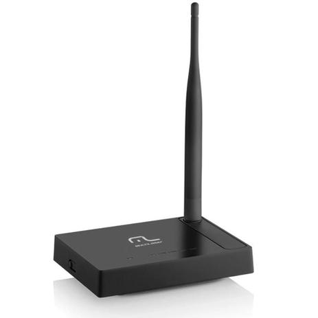 Roteador Wireless Multilaser 150Mbps 1 Antena Destacável - RE058 - Preto Menor preço em Roteador Wireless Multilaser 150Mbps 1 Antena Destacável - RE058 - Preto