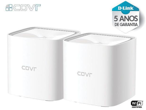 Roteador Wireless Roteador Covr-1102 Ac1200 Wi-fi Mesh Dual Band Wan e Rede Giga Com 2 Unidades - DLINK Menor preço em Roteador Wireless Roteador Covr-1102 Ac1200 Wi-fi Mesh Dual Band Wan e Rede Giga Com 2 Unidades - DLINK