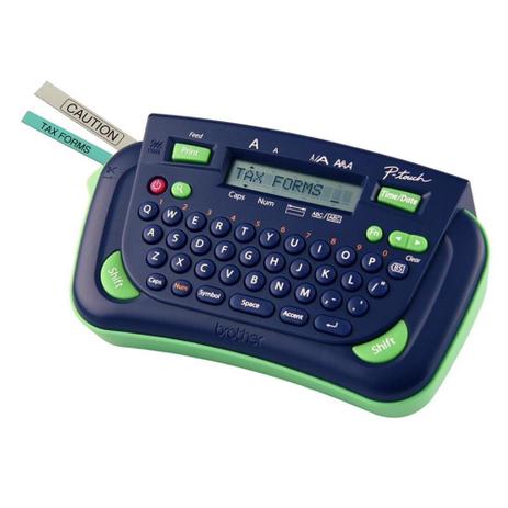 Rotulador eletrônico azul PT-80 Brother BT 1 UN Menor preço em Rotulador eletrônico azul PT-80 Brother BT 1 UN