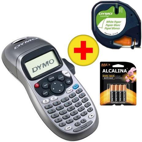 Rotulador Eletrônico Letratag Lt100h Dymo Com 1 Fita 4 Pilha Menor preço em Rotulador Eletrônico Letratag Lt100h Dymo Com 1 Fita 4 Pilha