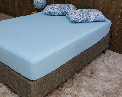 Roupa de cama conjunto mapa azul bebê - Pertutty soft Menor preço em Roupa de cama conjunto mapa azul bebê - Pertutty soft