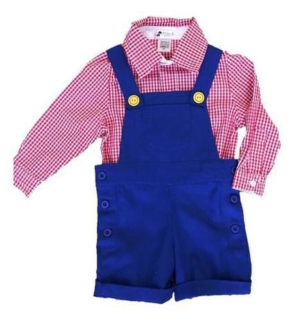 Roupa Fazendinha Menino Festa Infantil Jardineira Camisa - Ninho Z -  Fantasias para Crianças - Magazine Luiza